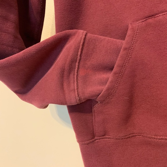 TNA Burgundy Zip-up Sweater - Picture 3 of 4